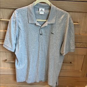 Lacoste Men's Light Gray Polo Shirt